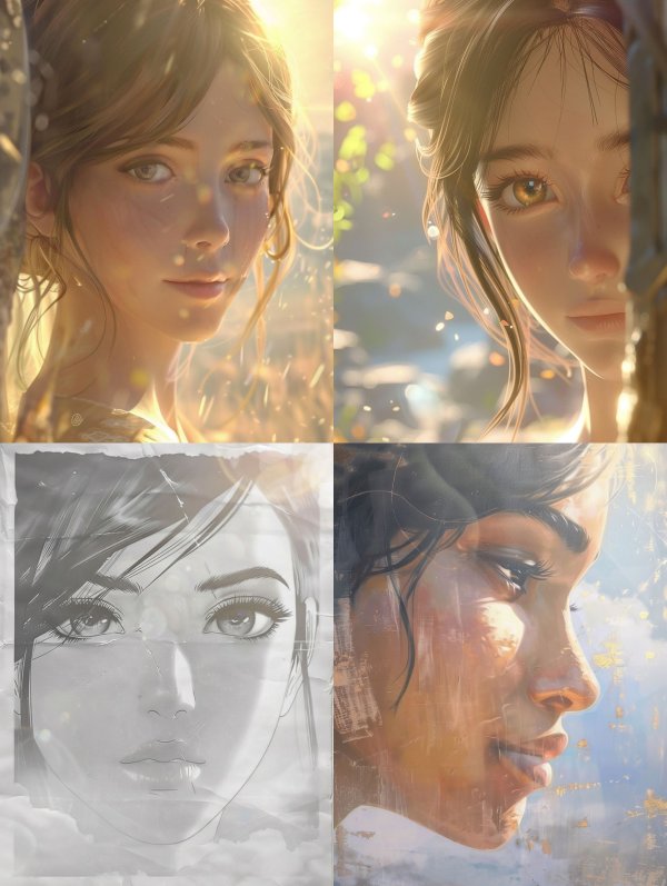 Ethereal Visions of Feminine Beauty