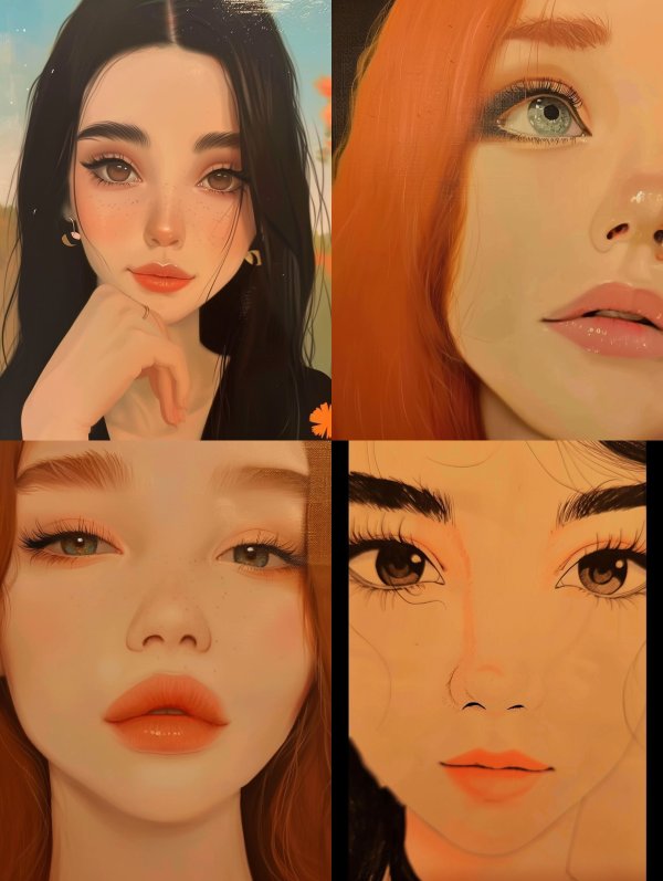 Digital Portraits of Ethereal Women