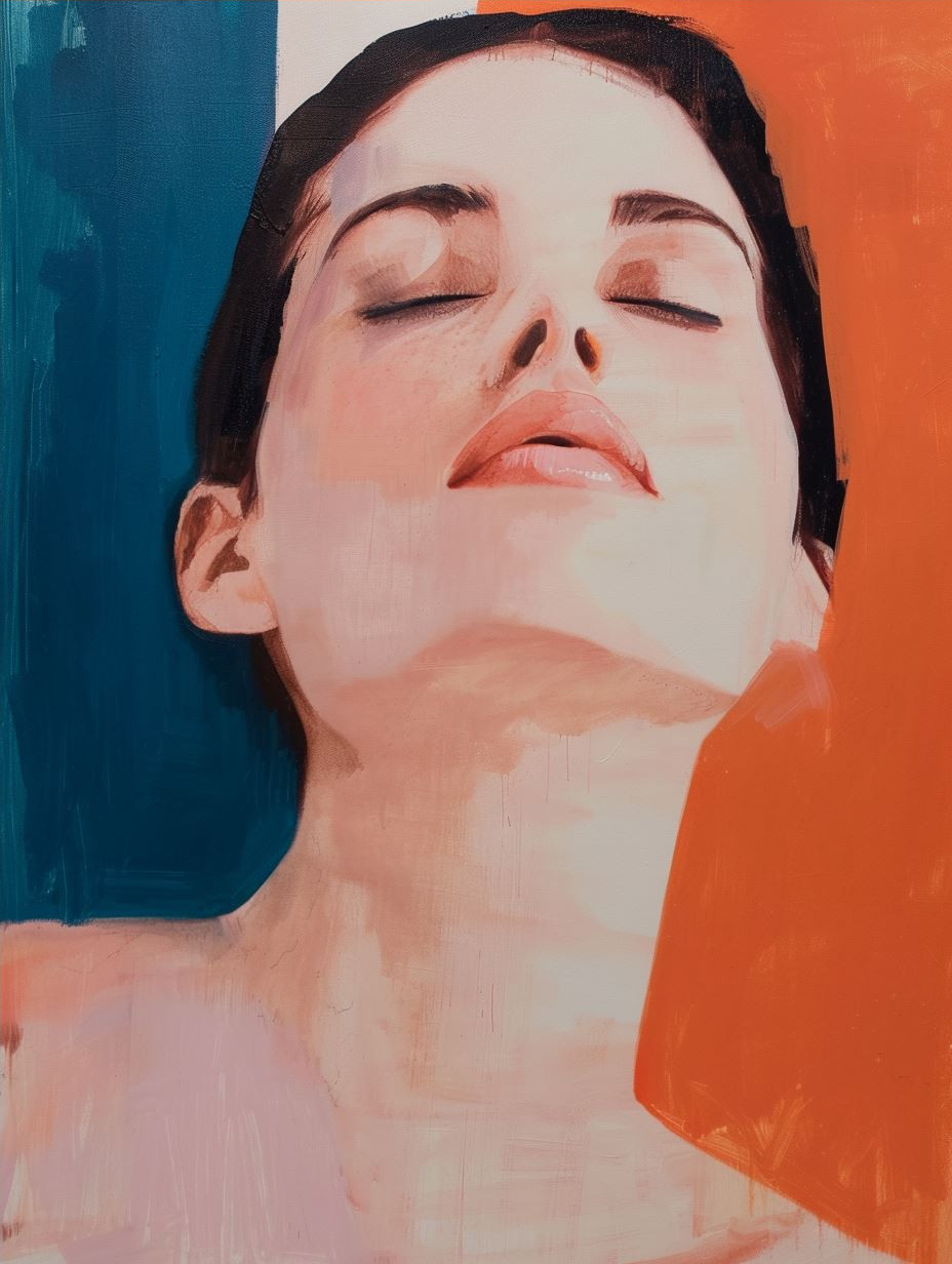 Serene Gaze in Warm Hues - Image 4