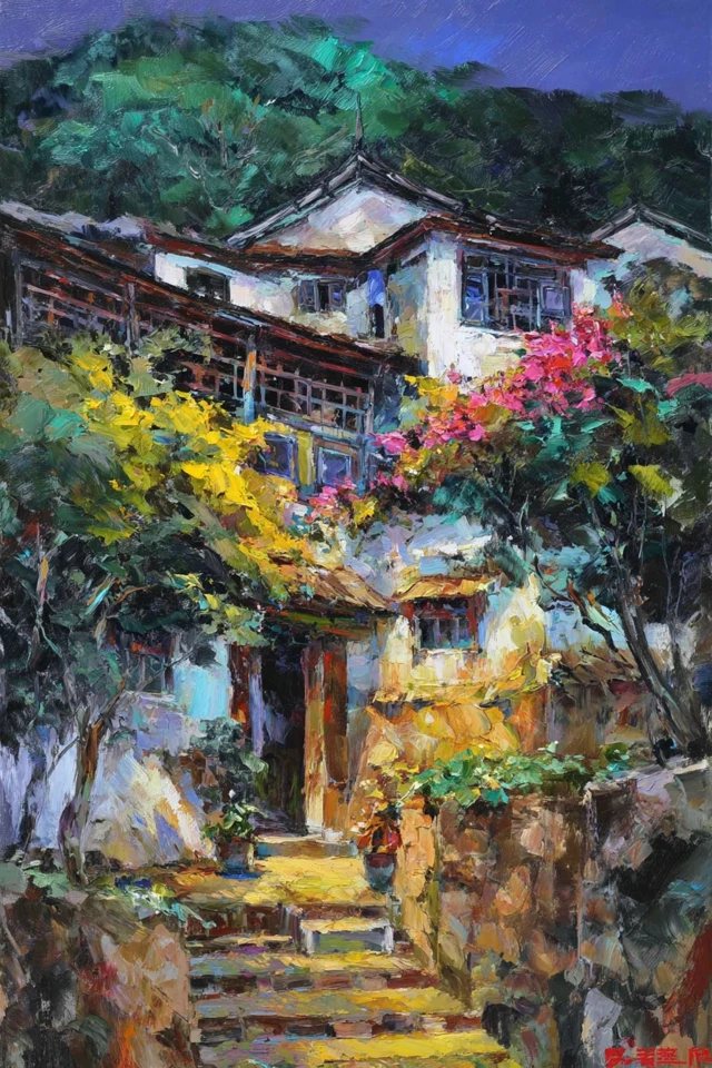 Vibrant Impressionist Muse - Image 6