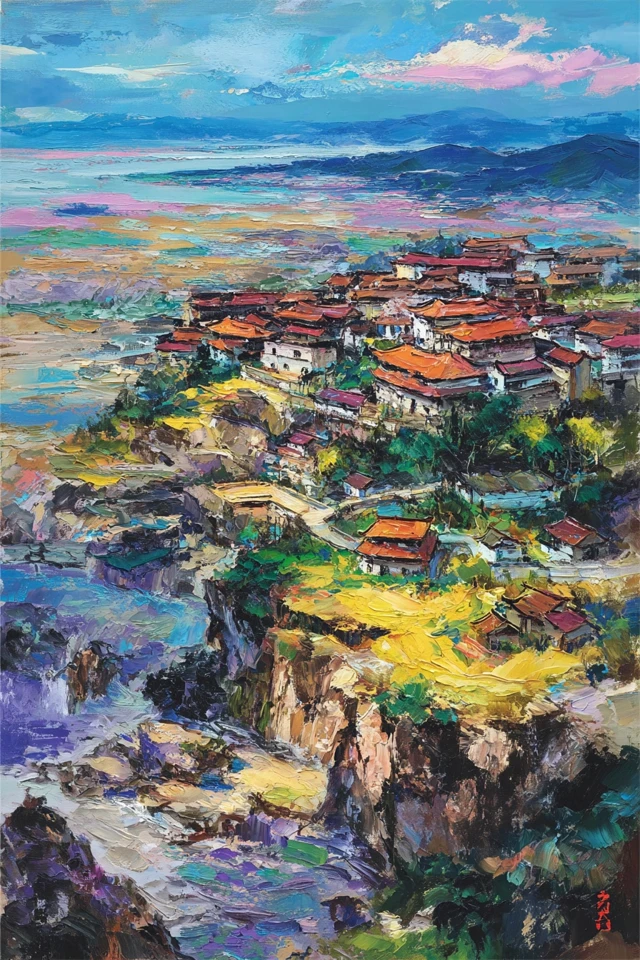 Vibrant Impressionist Muse - Image 2
