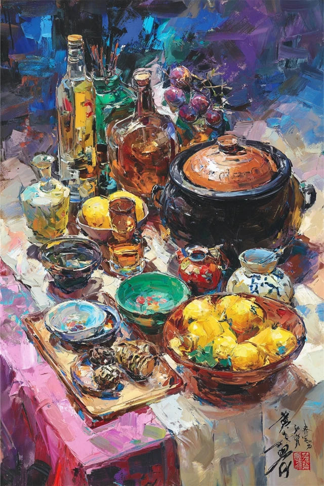Vibrant Impressionist Muse - Image 3