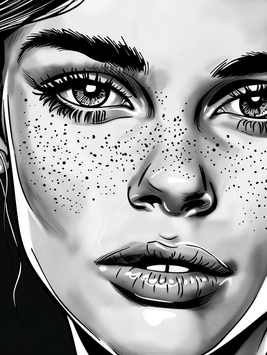 Noir Pop Portrait - Image 3