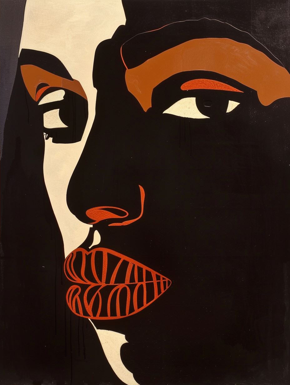 Faces of Contrast: A Quadtych Study - Image 2