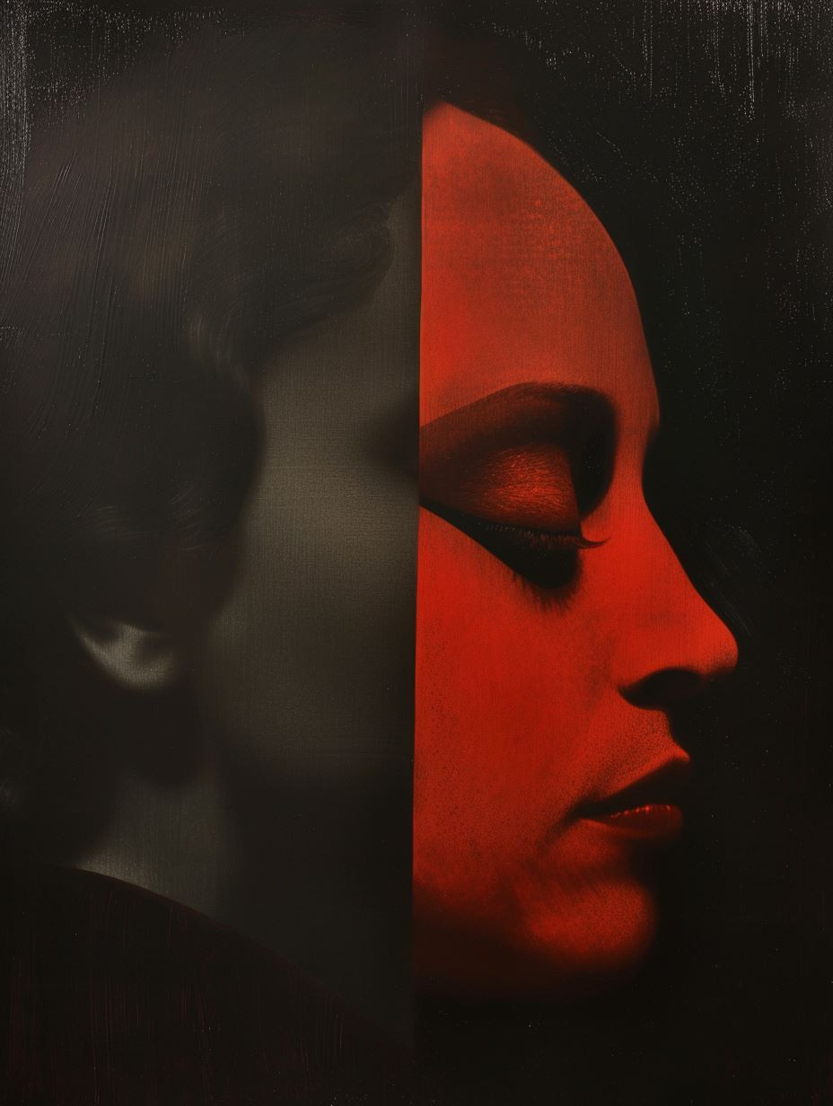Crimson Shadows Noir Portraits - Image 4