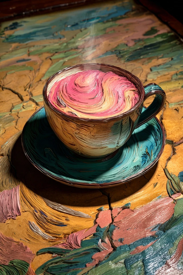 Prismatic Texture Portrait - Image 4