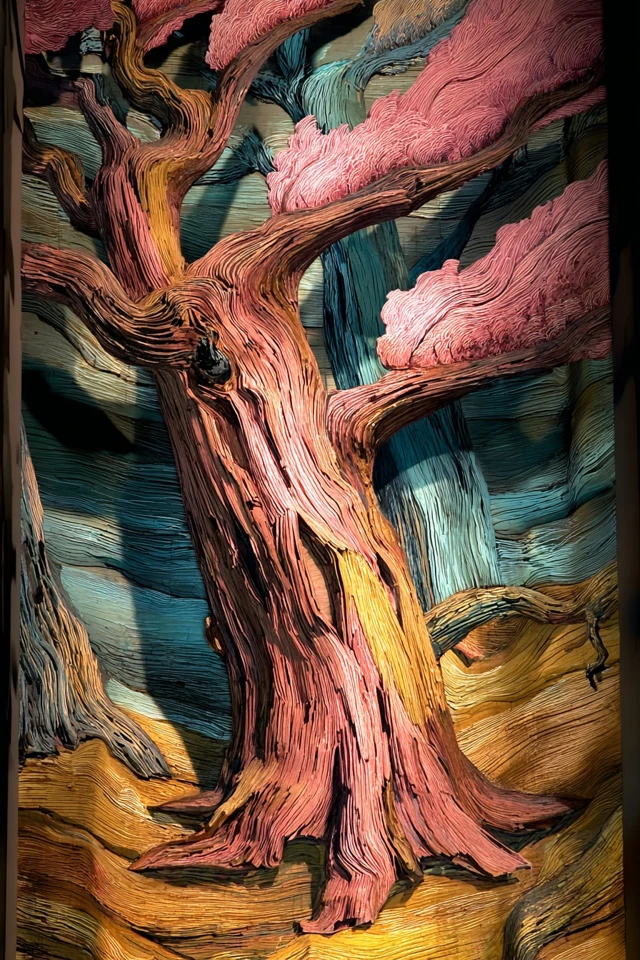 Prismatic Texture Portrait - Image 5