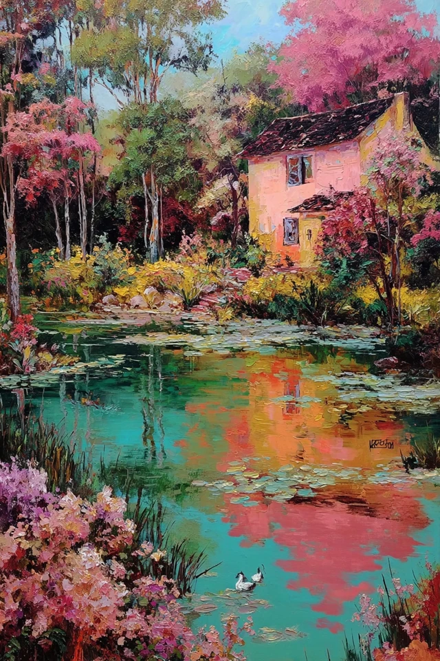 Pastel Impressionist Muse - Image 6