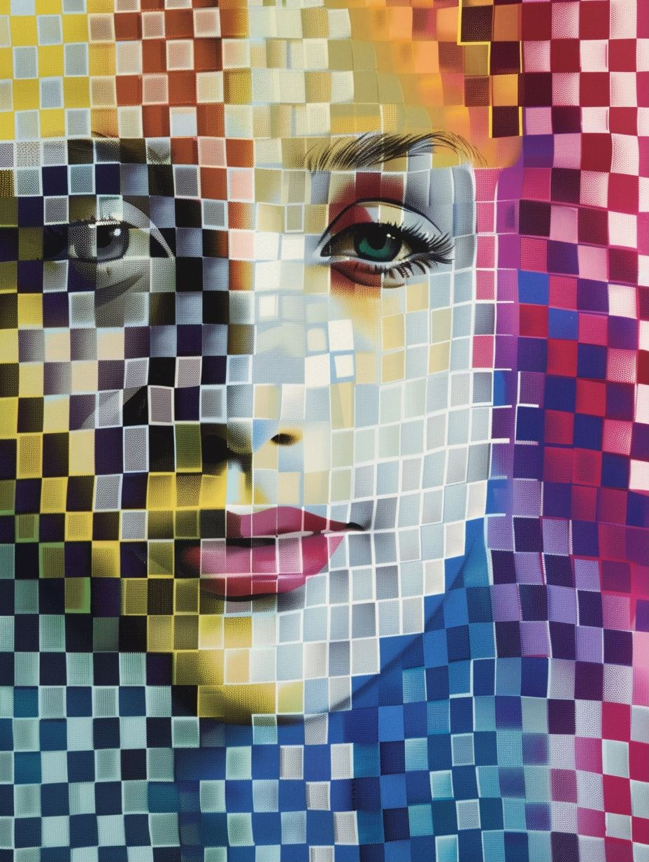Pixelated Portraits: A Study in Digital Art - Image 1