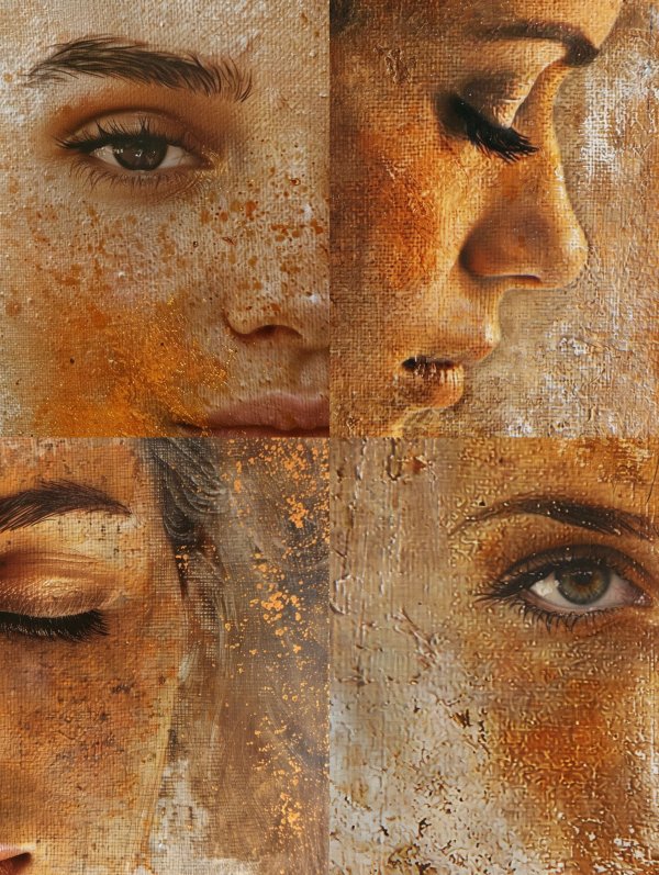 Golden Dust Ethereal Portraits