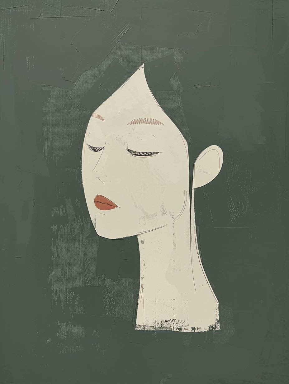 Melancholy Minimalist Portrait Studies - Image 4