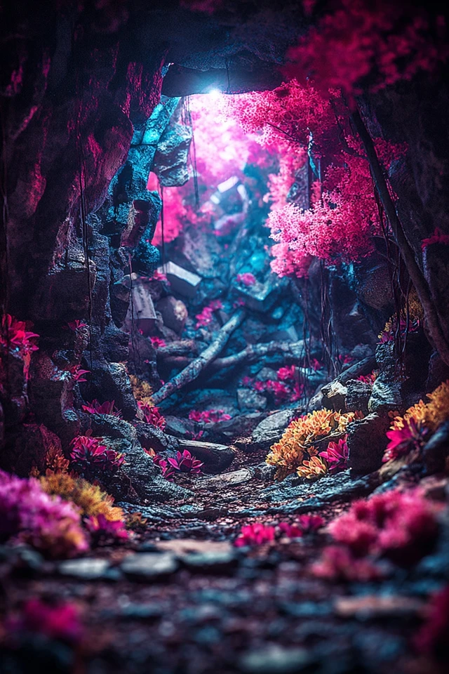 Neon Cyberpunk Gaze - Image 2