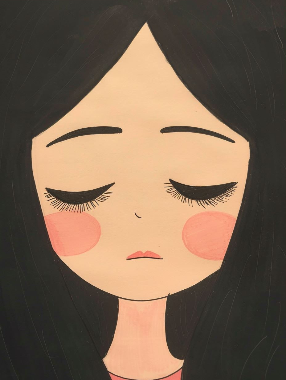Serene Anime Portrait Studies - Image 3