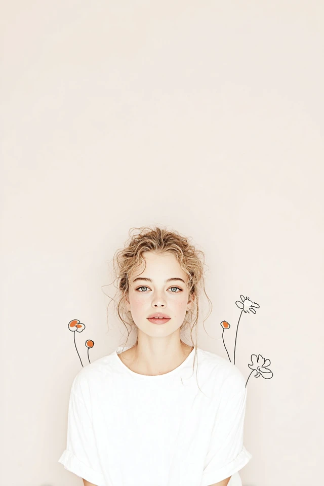 Minimalist Floral Muse - Image 1