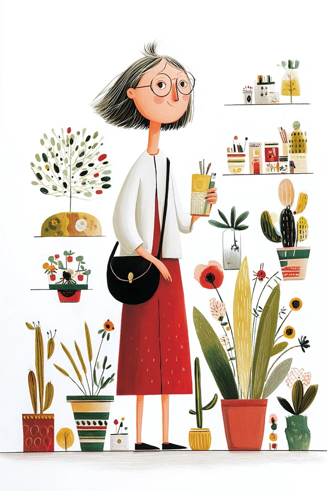 Whimsical Botanical Muse - Image 1