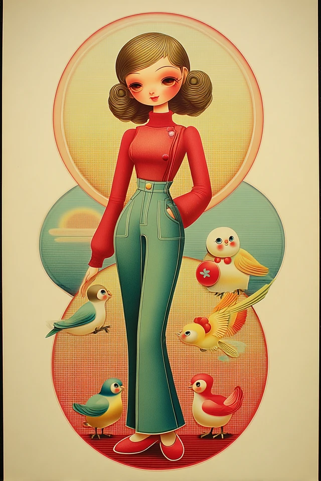 Retro Pastel Dream - Image 1