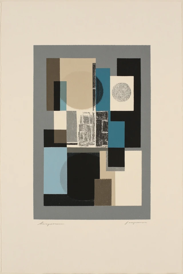 Geometric Noir Portrait - Image 6