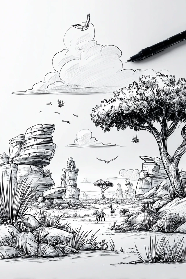 Artistic Visions in Black and White - Image 2