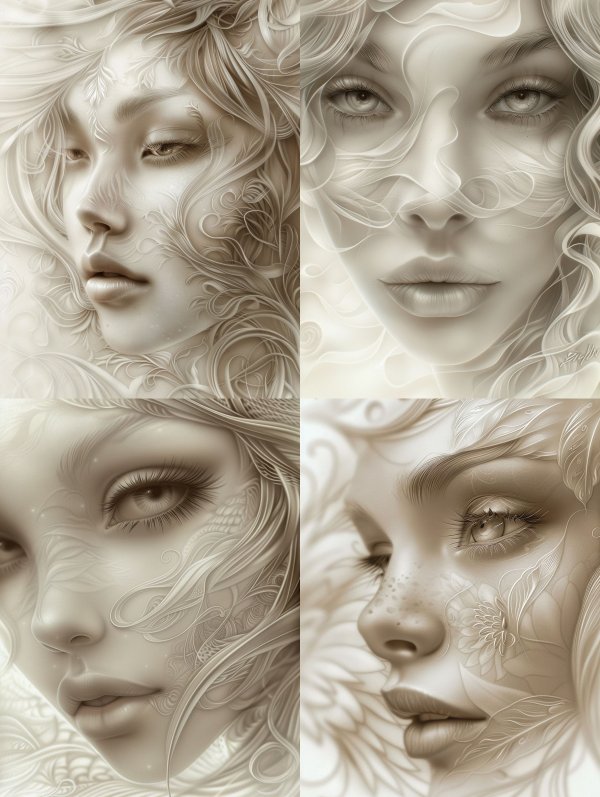 Ethereal Whispers in Sepia Tones