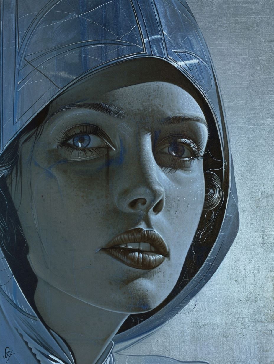 Azure Cybernetic Ethereal Vision - Image 2