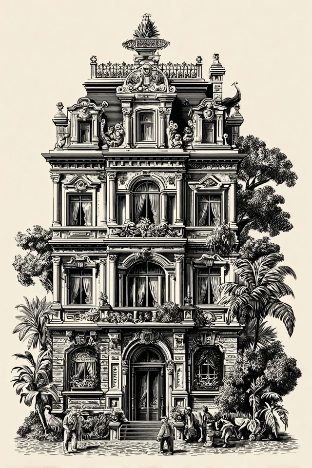 Classical Ink Portrait - Image 6