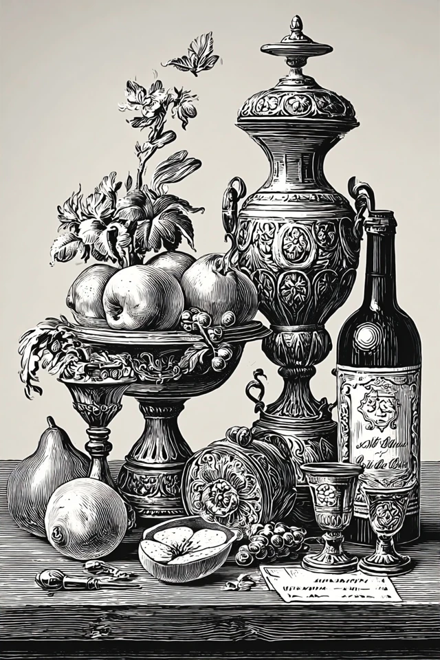 Classical Ink Portrait - Image 3