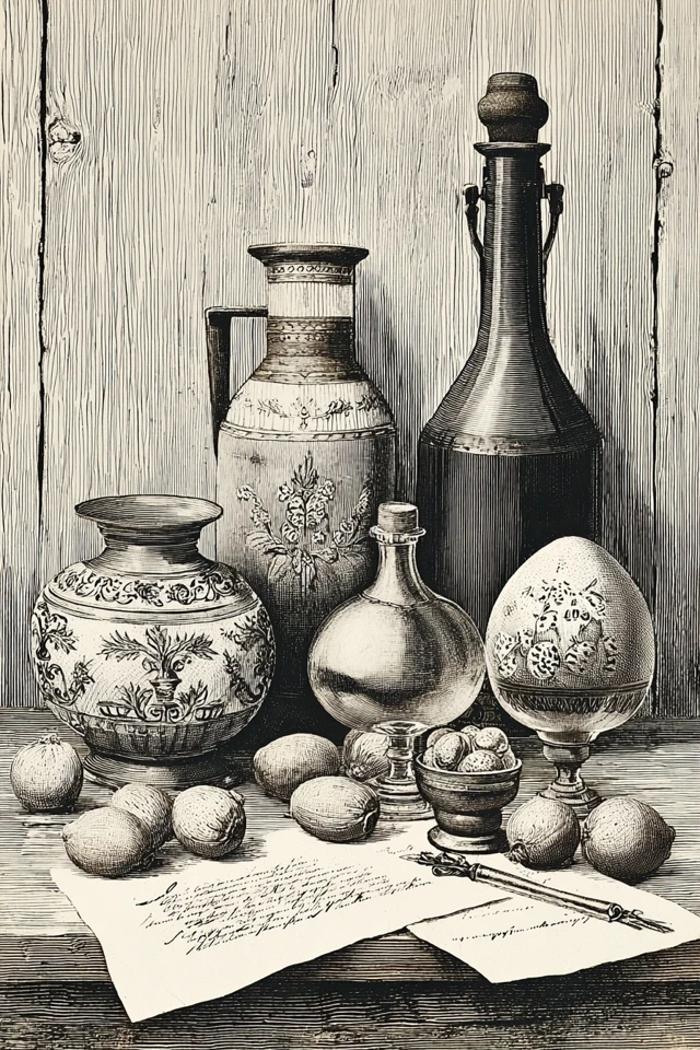 Vintage Engraved Elegance - Image 3