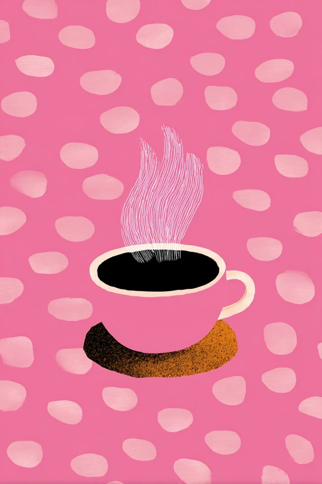 Whimsical Pink Portrait - Image 4