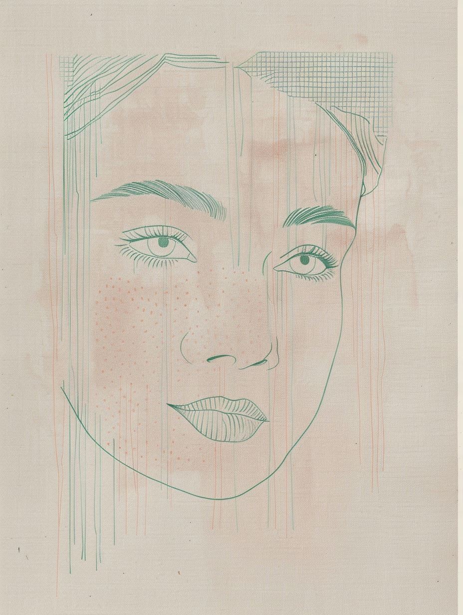 Fragmented Geometry of a Face - Image 4