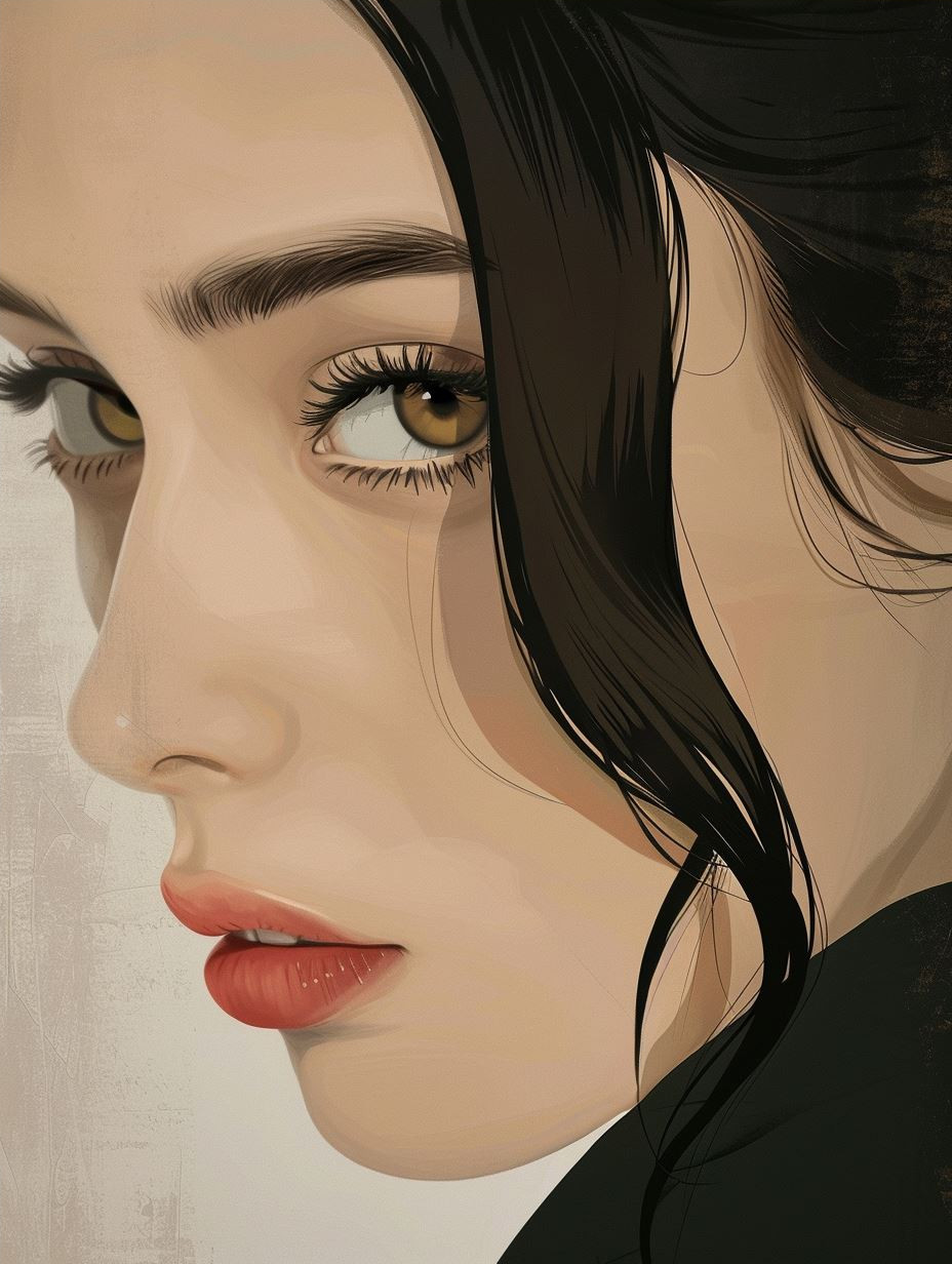 Elegant Digital Portrait Studies - Image 4