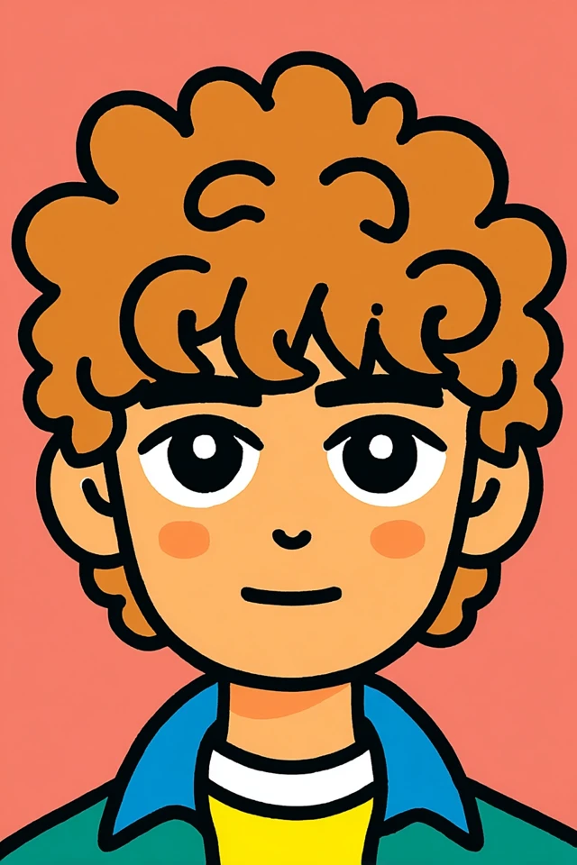 Bold Pop Portrait - Image 1