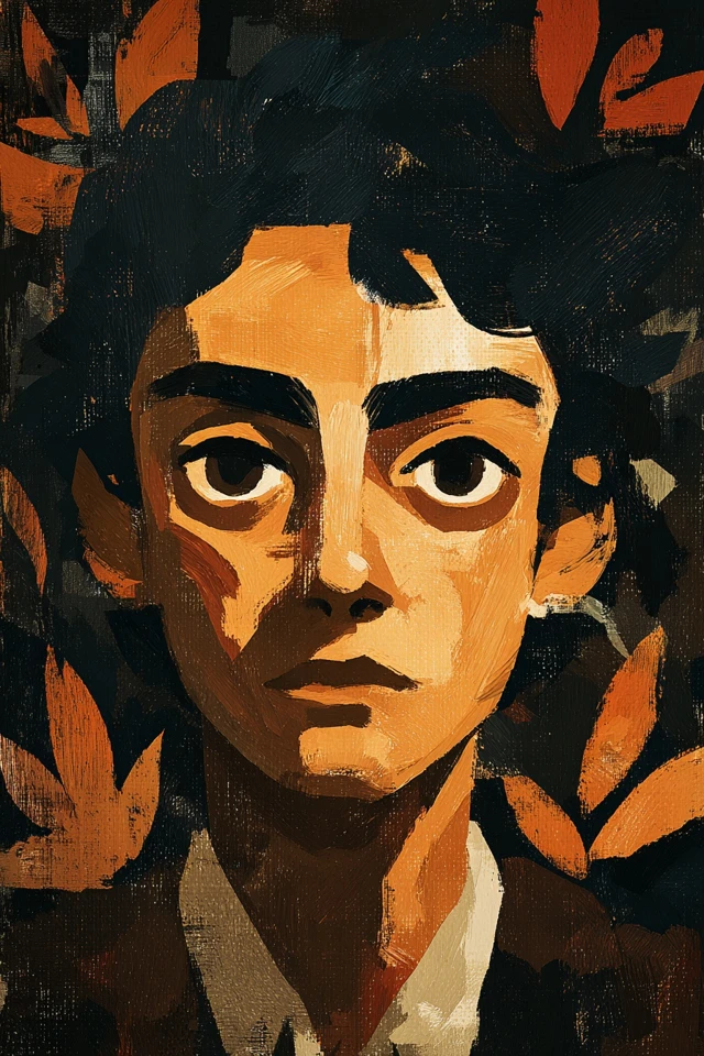 Amber Shadows Portrait - Image 1