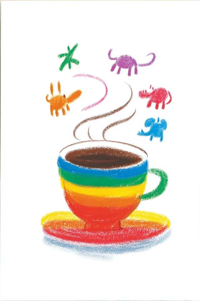 Childhood Crayon Portrait - Image 4