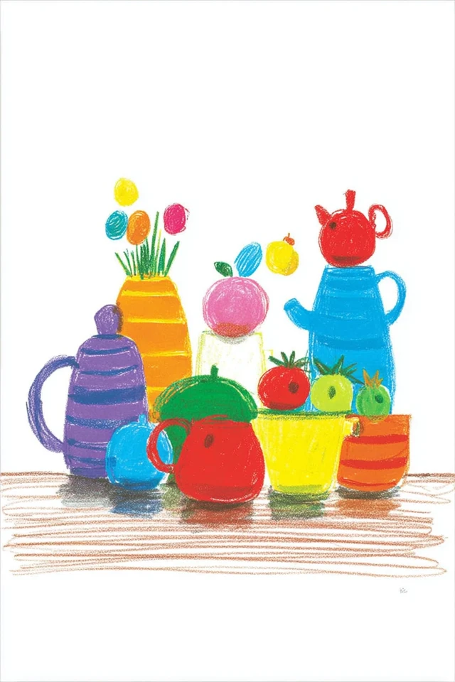 Childhood Crayon Portrait - Image 3
