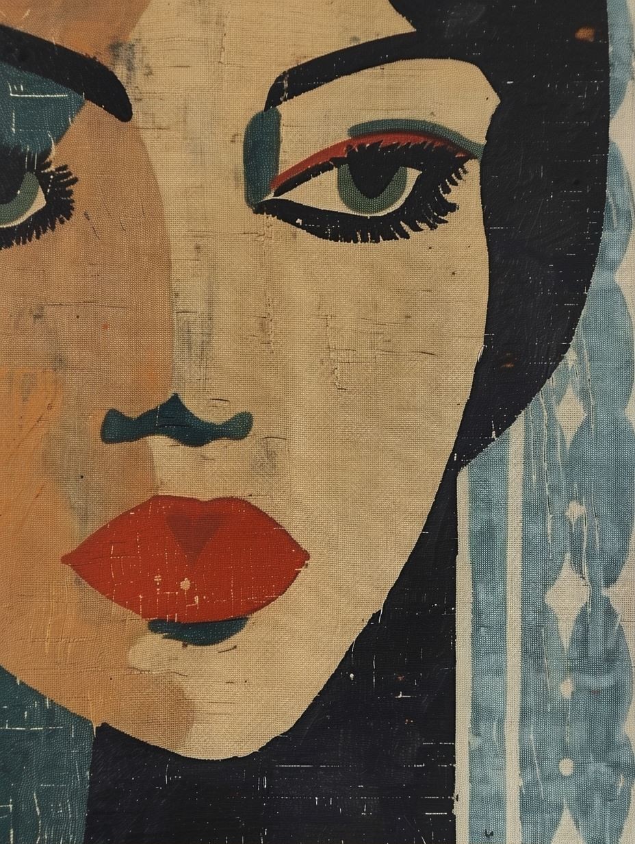 Vintage Art Deco Portraiture