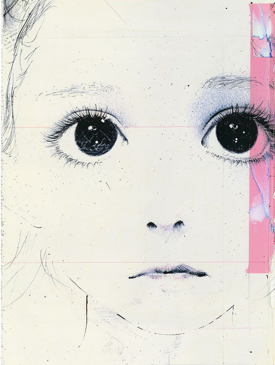 Ethereal Ink Portrait Study - Image 4