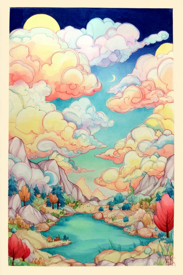 Candy Pastel Dreamscape - Image 2