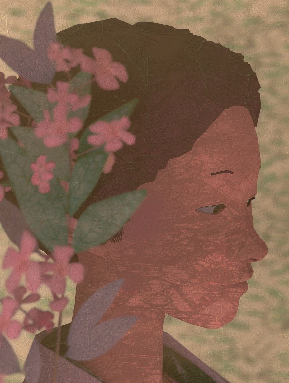 Ethereal Rose Quartz Portrait - Image 4