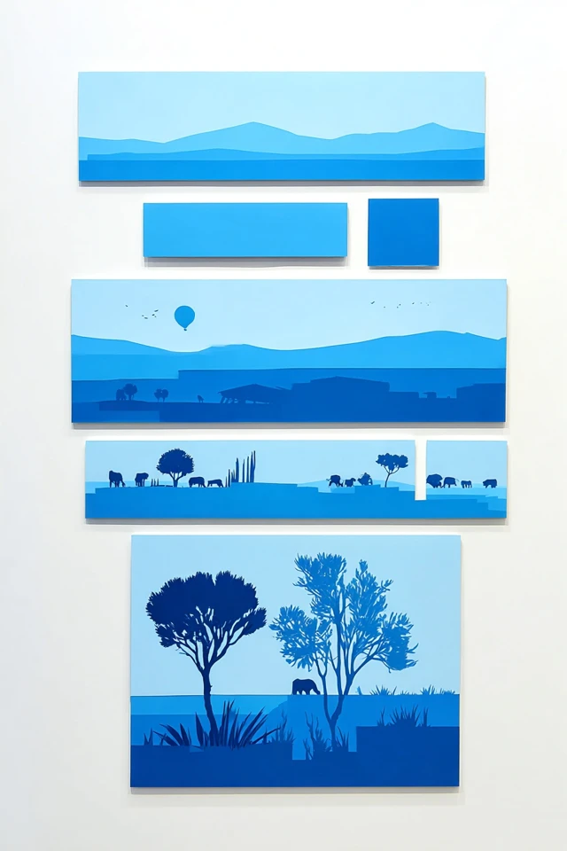 Azure Visions: A Study in Blue - Image 2