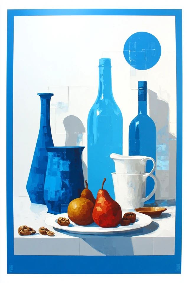 Azure Visions: A Study in Blue - Image 3