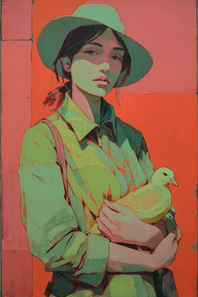 Neon Pastel Wanderer - Image 1