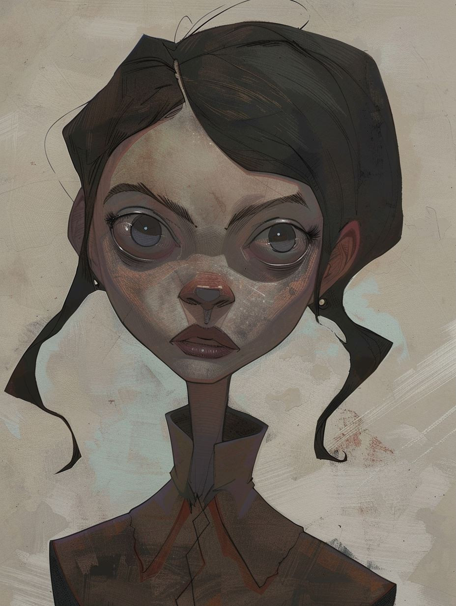 Haunting Gazes: A Study in Melancholy - Image 1