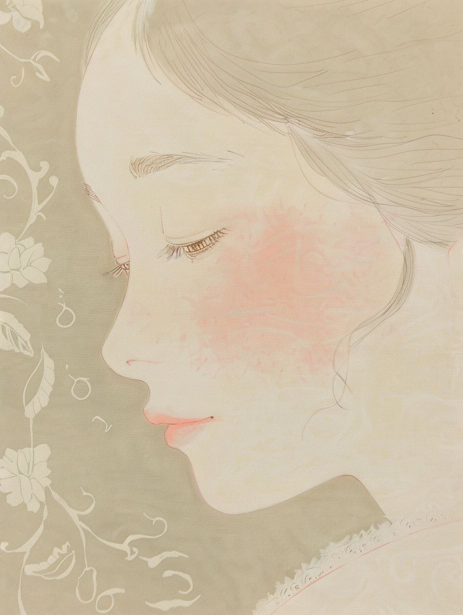 Ethereal Gaze in Soft Ochre - Image 4