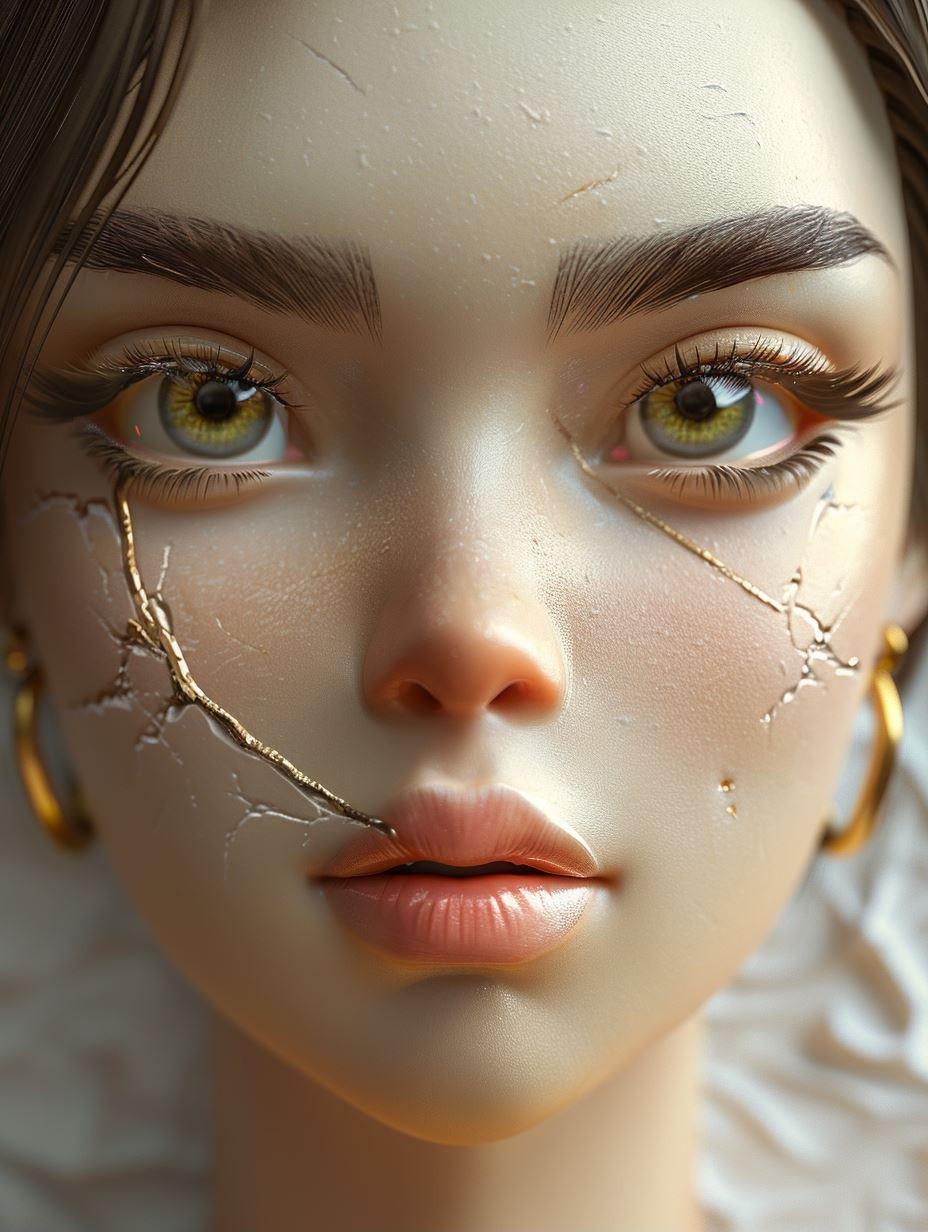 Ethereal Golden Goddess Portraits - Image 1