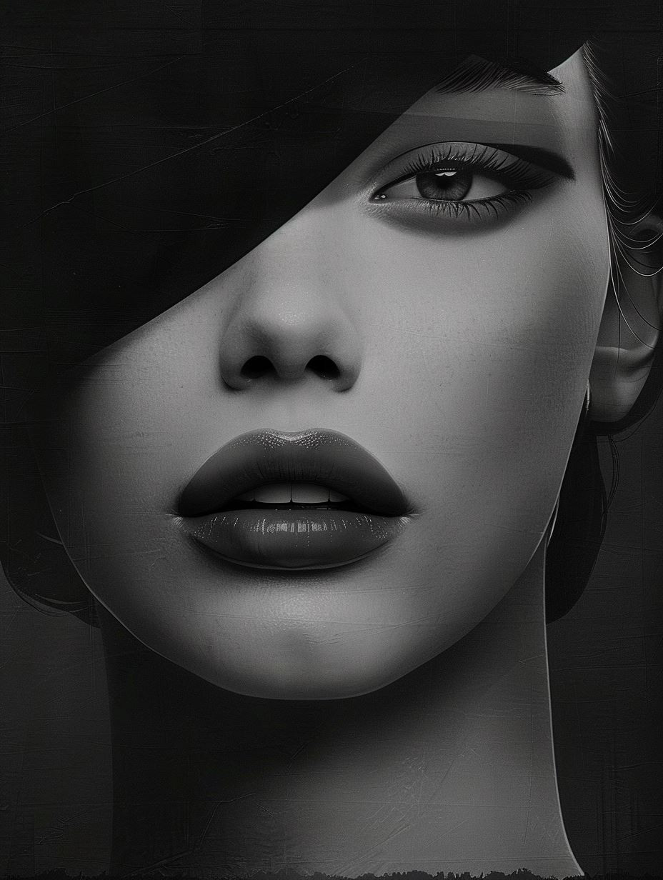 Noir Elegance Cinematic Portraits - Image 2