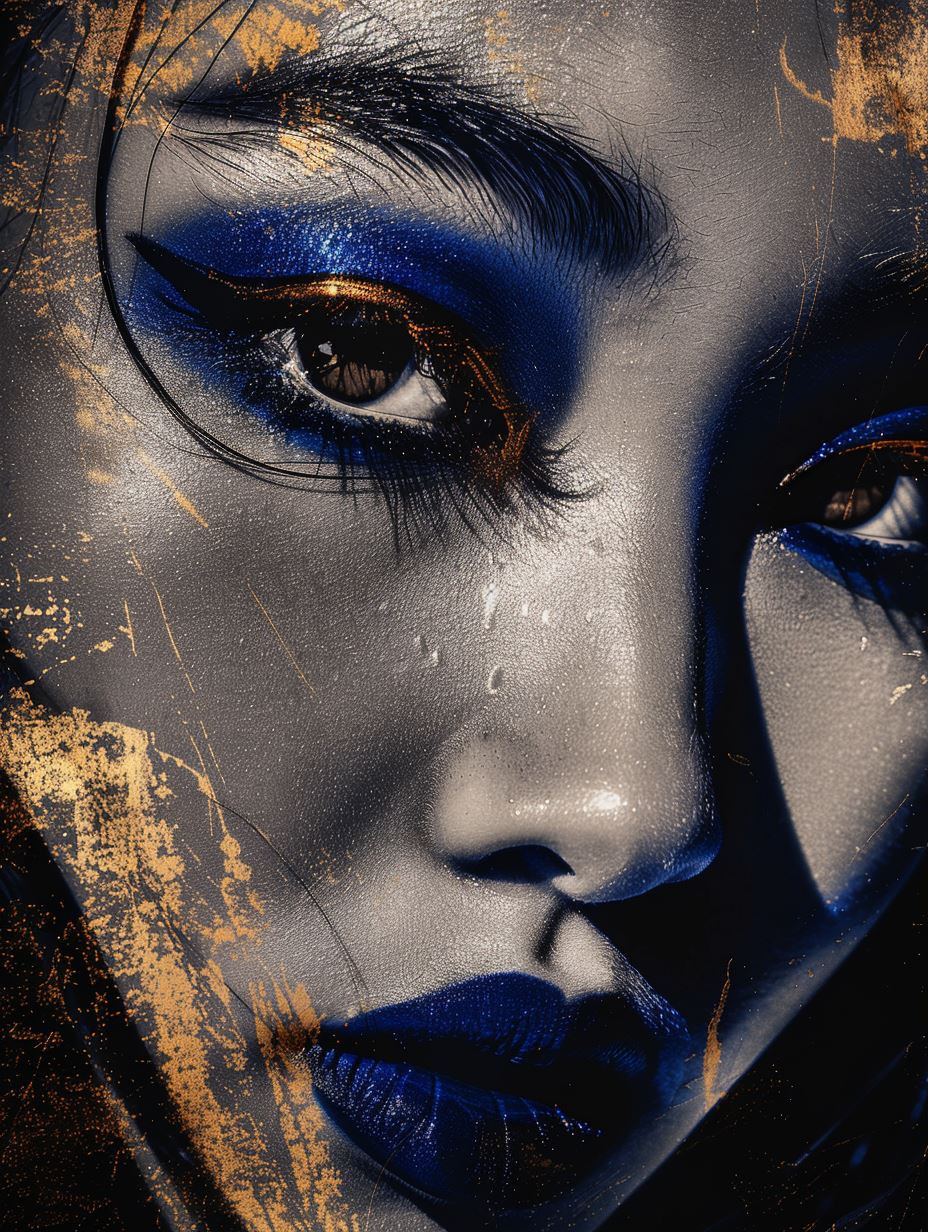 Electric Blue Noir Portraits - Image 3
