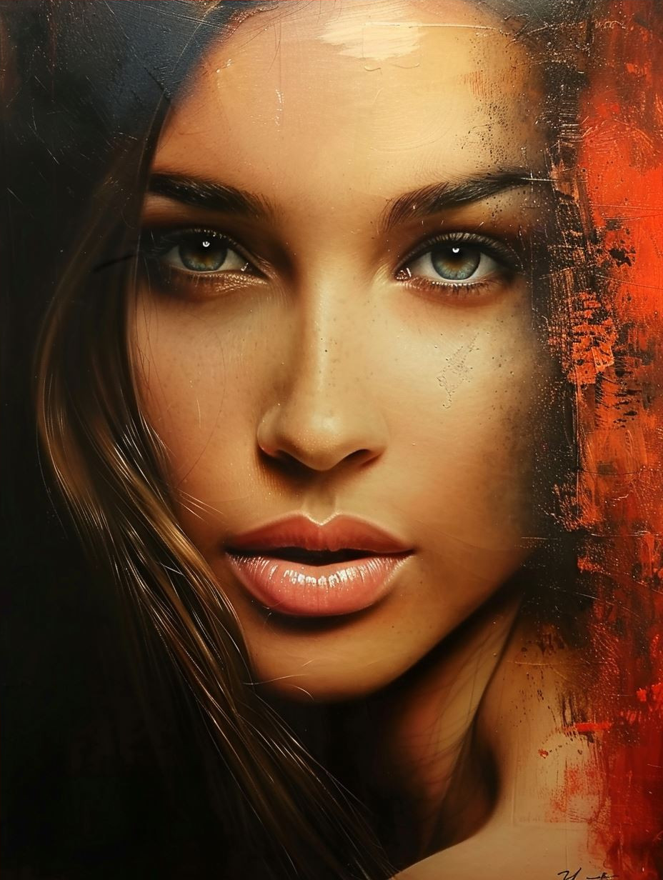 Ethereal Gazes: A Study in Digital Beauty - Image 4