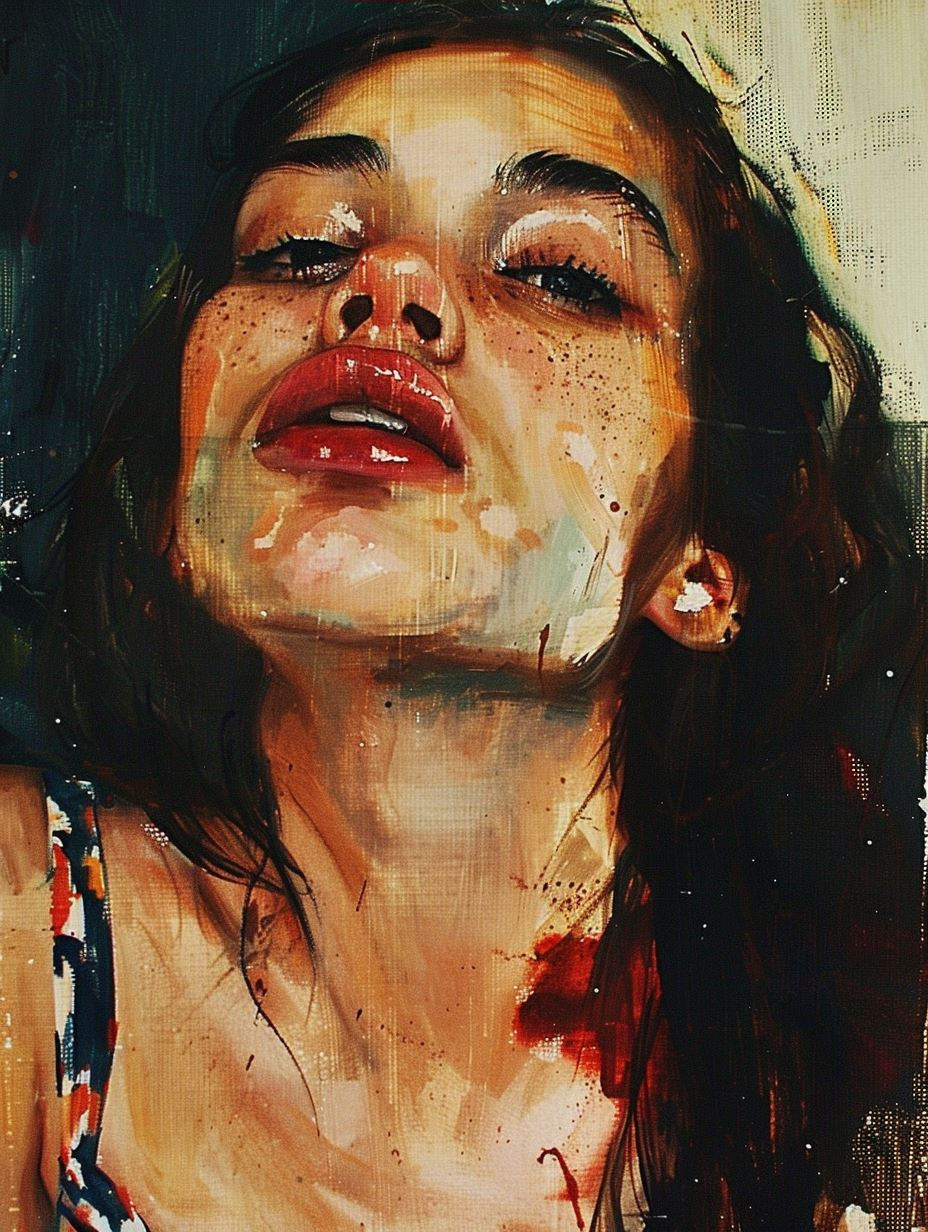 Melancholic Portraits in Dark Ink - Image 3