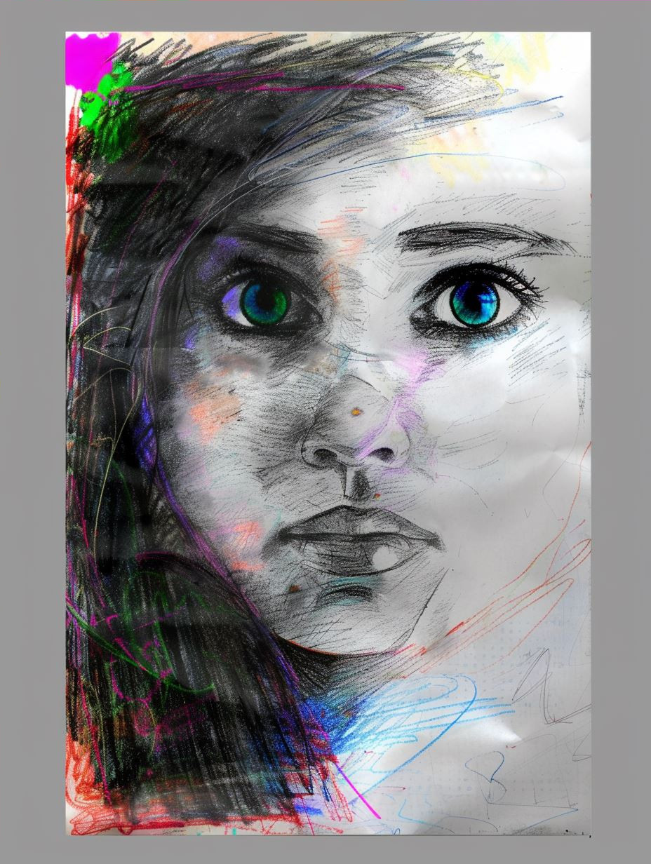Vibrant Multidimensional Portrait Study - Image 4
