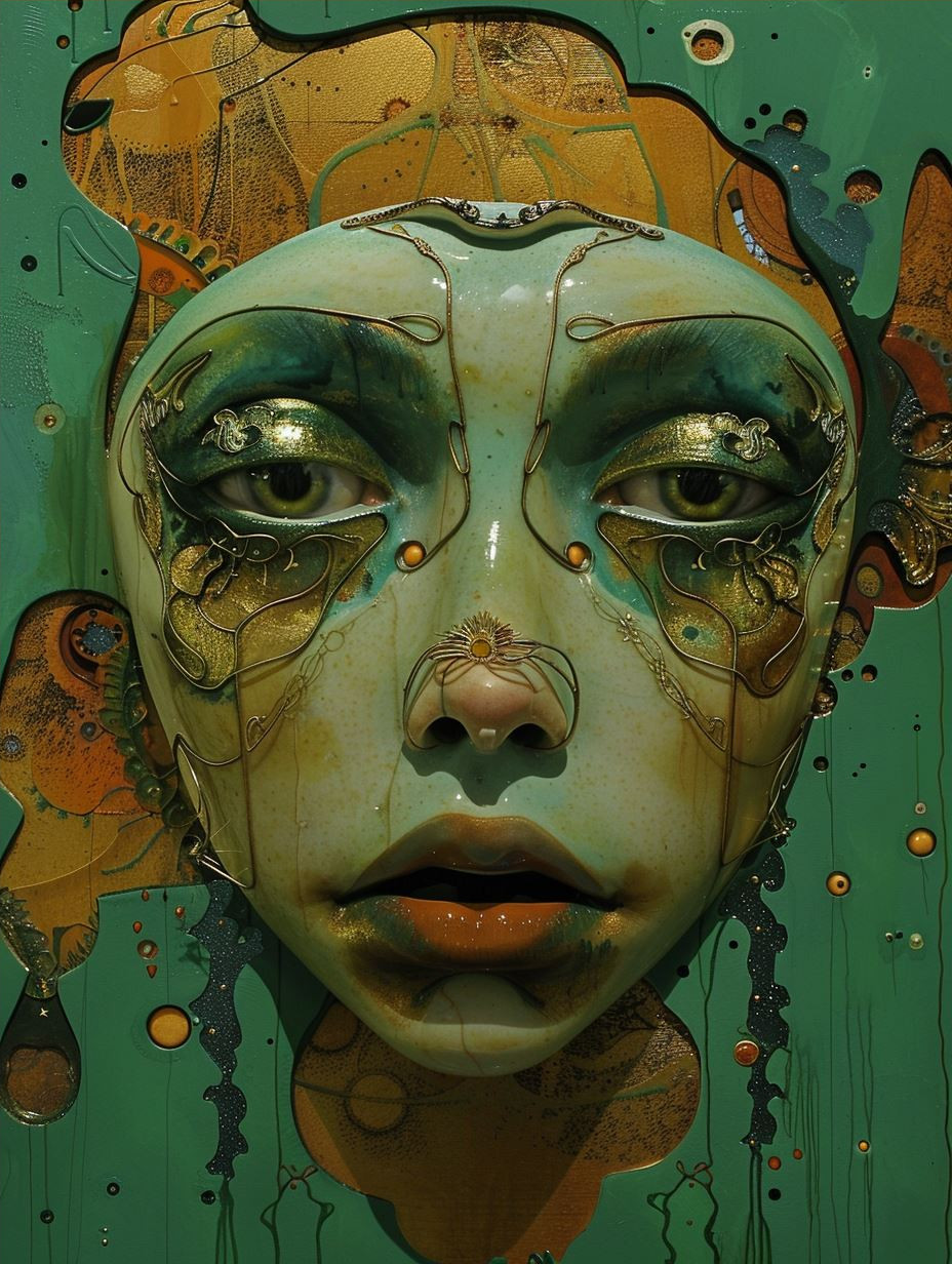 Surreal Ethereal Biomechanical Portraits - Image 4